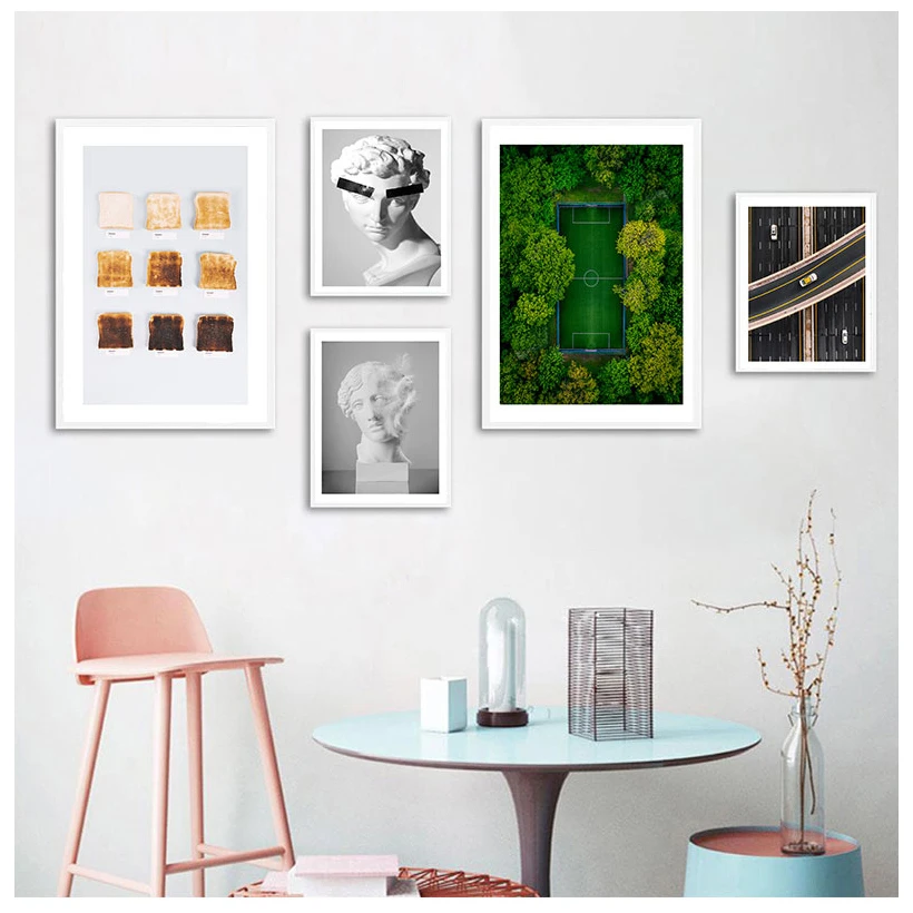 

Настенное художественное изображение, скульптура, статуя, абстрактный постер, скандинавский холст, печать, живопись, Современное украшение...