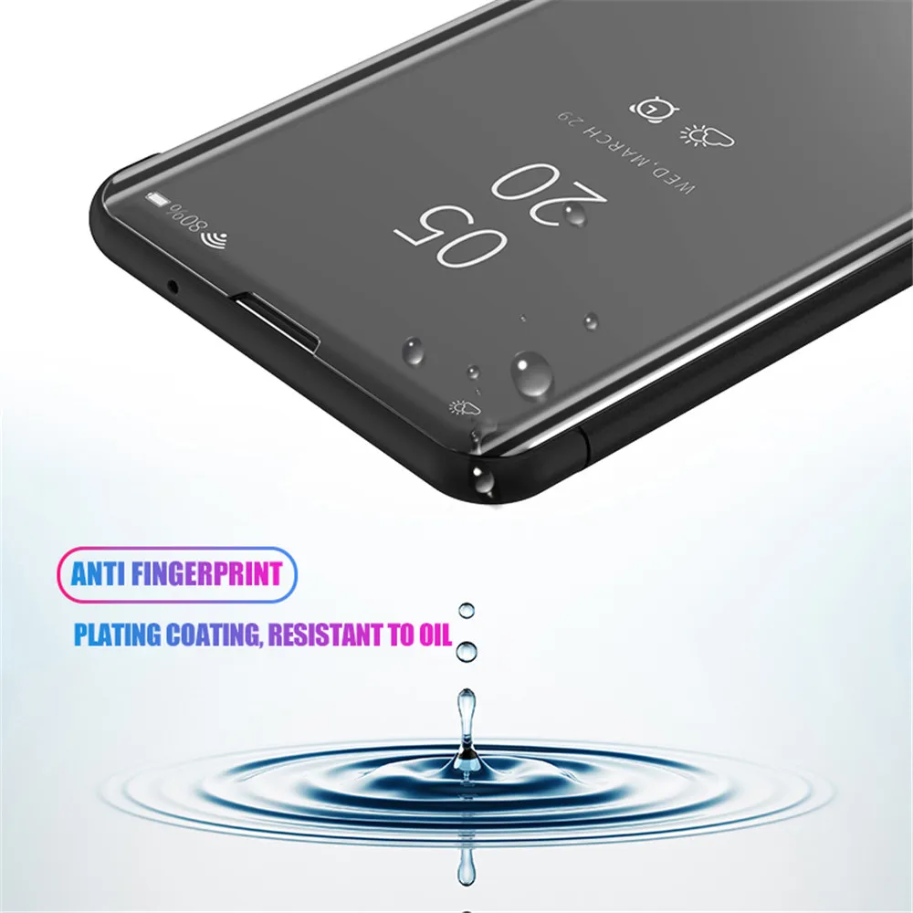 

smart mirror case for coque xiaomi redmi 9t 9 t t9 nfc nfs 6.53'' fundas cover capas book style magnetic stand flip on redmi9t