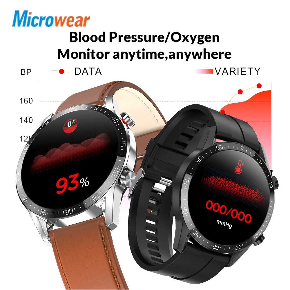 Смарт часы Microwear L13C умные с пульсометром шагомером IP68 водонепроницаемость Bluetooth VS