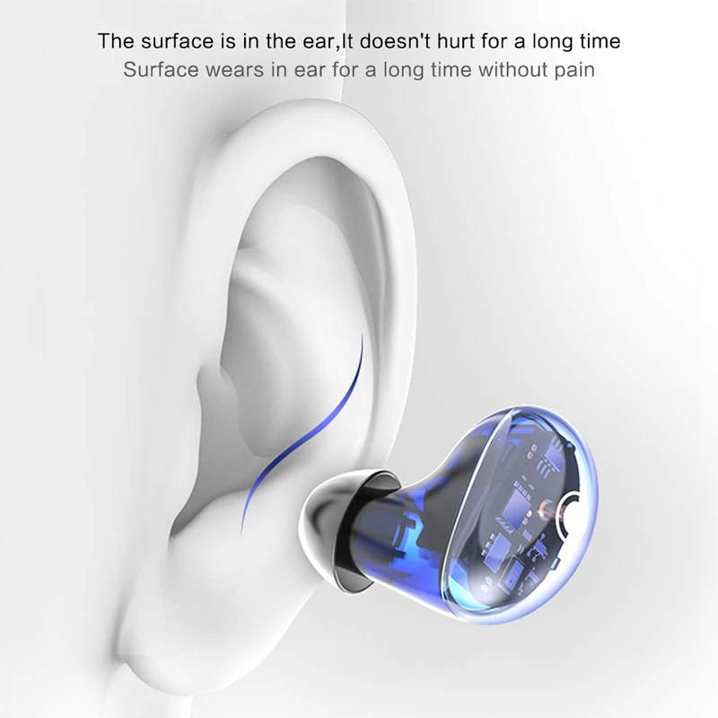 Bakeey X7 TWS Беспроводные bluetooth 5,0 наушники HiFi бас активный шумоподавление сенсорное управление прозрачные наушники с микрофоном