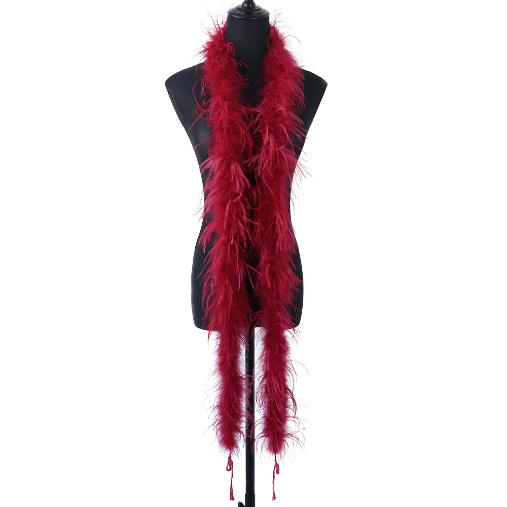 Оптовая продажа 10 метров пушистые натуральные страусиные перья боа Юбки Костюмы