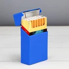 Креативный разноцветный пластиковый портсигар, портативный тонкий чехол для сигар, Карманный держатель для курения, противоударный брызгозащищенный St