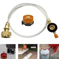 outdoor gas stove camping stove propane refill adapter burner lpg flat cylinder tank coupler bottle adapter