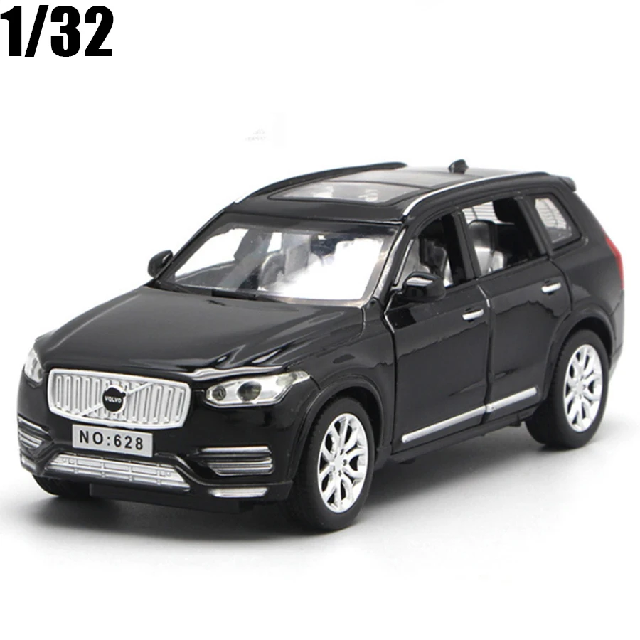 

1:32 Alloy XC90 Diecast Cars Model Toy With Openable Doors Pull Back Music Light Car Toys For Kids Gifts Free Shipping