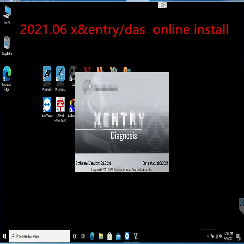 Профессиональное программное обеспечение STAR sd C4 C5 C6 WIN10 64 битное 2021 06 МБ x & entry/DAS