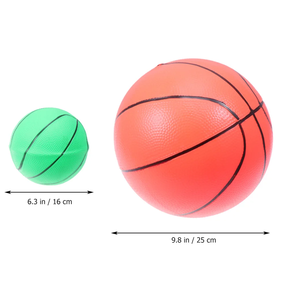 

3 PCs Inflatable with Air Pump Simulated Basketball Football Playing Water Beach Outdoor Sport for Kid Children (