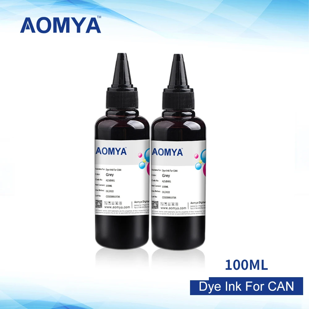 

2x100ML Grey /GY Universal Dye Ink For Canon Ink , Specialized Printer Ink Refill Kit ,General for Canon Printer All models