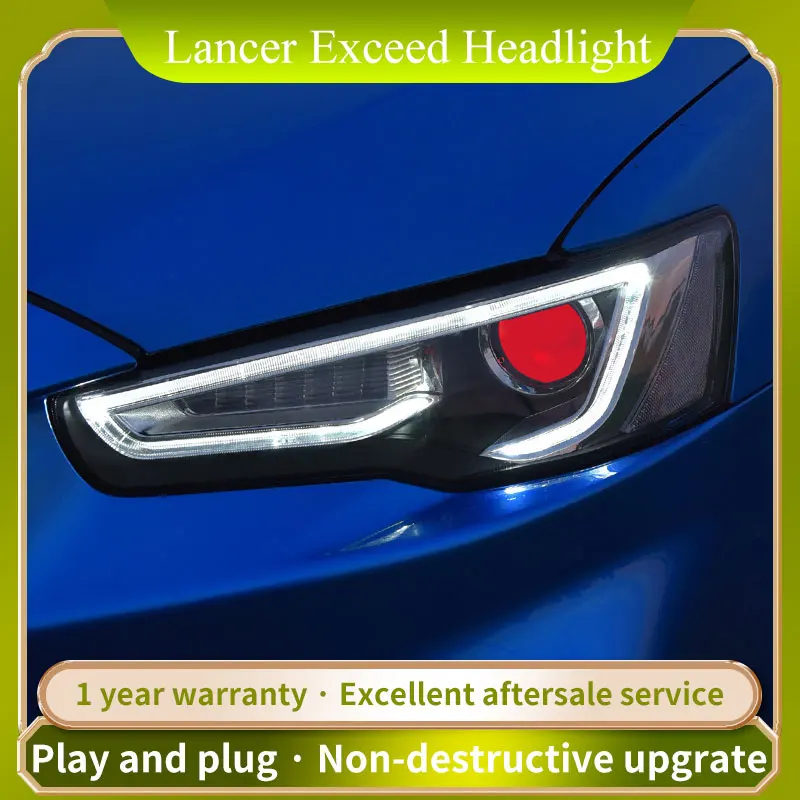 

Devil's Eye For 2008-2013 Year Lancer Exceed LED Headlights With DRL