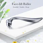 Филировочный укрепляющий Профессиональный 3d-массажер для красоты глаз, тела, лица, серебро 360 пробы, вращающийся роликовый массажер, инструмент для релаксации