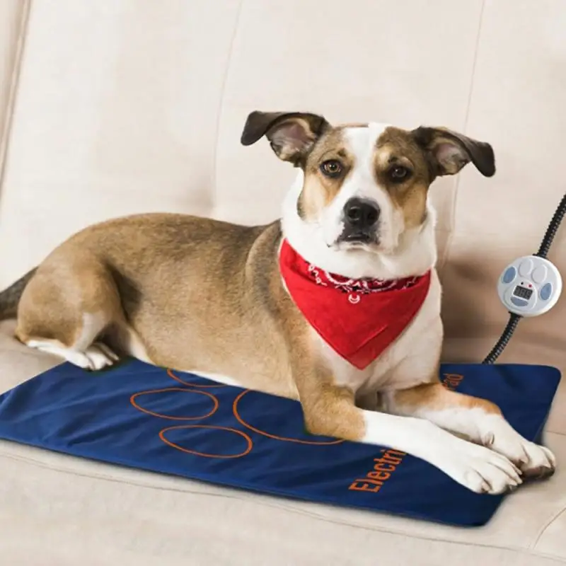 

4560cm Pet Dog Cat Warm Waterproof Electric Heating Pad Mat Carpet Adjustable Temperature Bite-resistant Wire EU/US/UK