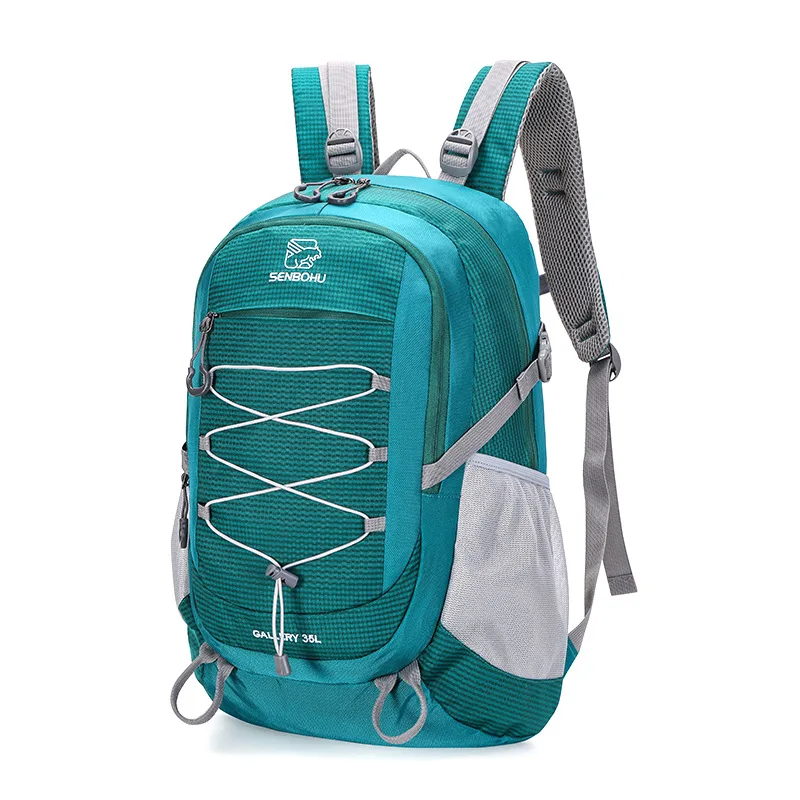 

35L Waterproof Outdoor Sport Pack Travel Backpack Camping Hiking Trekking Rucksack Men Women Shrink Strap Cycling Walking Bags