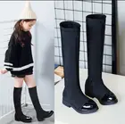 Бархатные зимние ботинки для родителей и детей, элегантные ботинки принцессы для девочек, высокие ботинки для снежной погоды