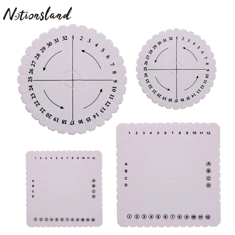 2 4 шт./компл. Kumihimo шнур для бисероплетения диск нить сделай сам Плетеный