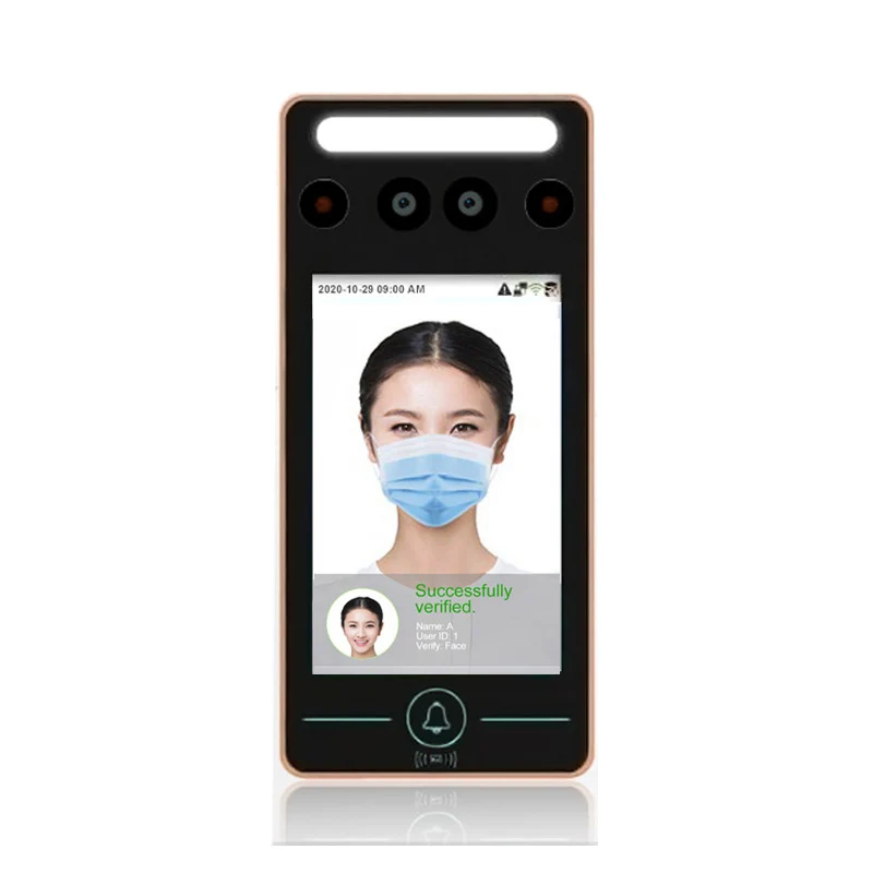 

ZK Xface320 TCP/IP Visible Light Biometric Palm Facial Recognition RFID Card Time Attendance Machine Door Access Control System