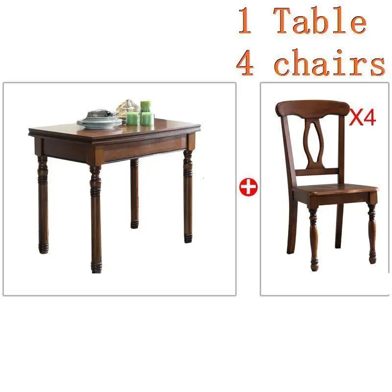Eettafel Redonda Esstisch Yemek Masasi Escrivaninha Tavolo Dinning Juego De Set Ретро деревянный комедор Меса стол бюро обеденный стол