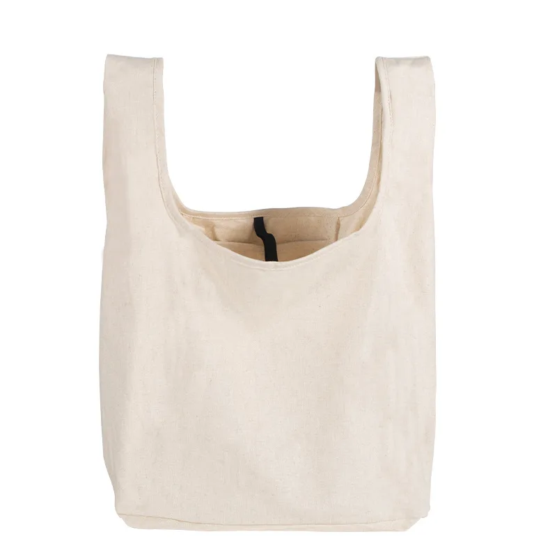 

3 Pics Waterproof Bento Folding Shopping Bag Pure Cotton Tote Bag Folding Lunch Box Bag Cotton Cloth Bag Bento Box Storage Bag