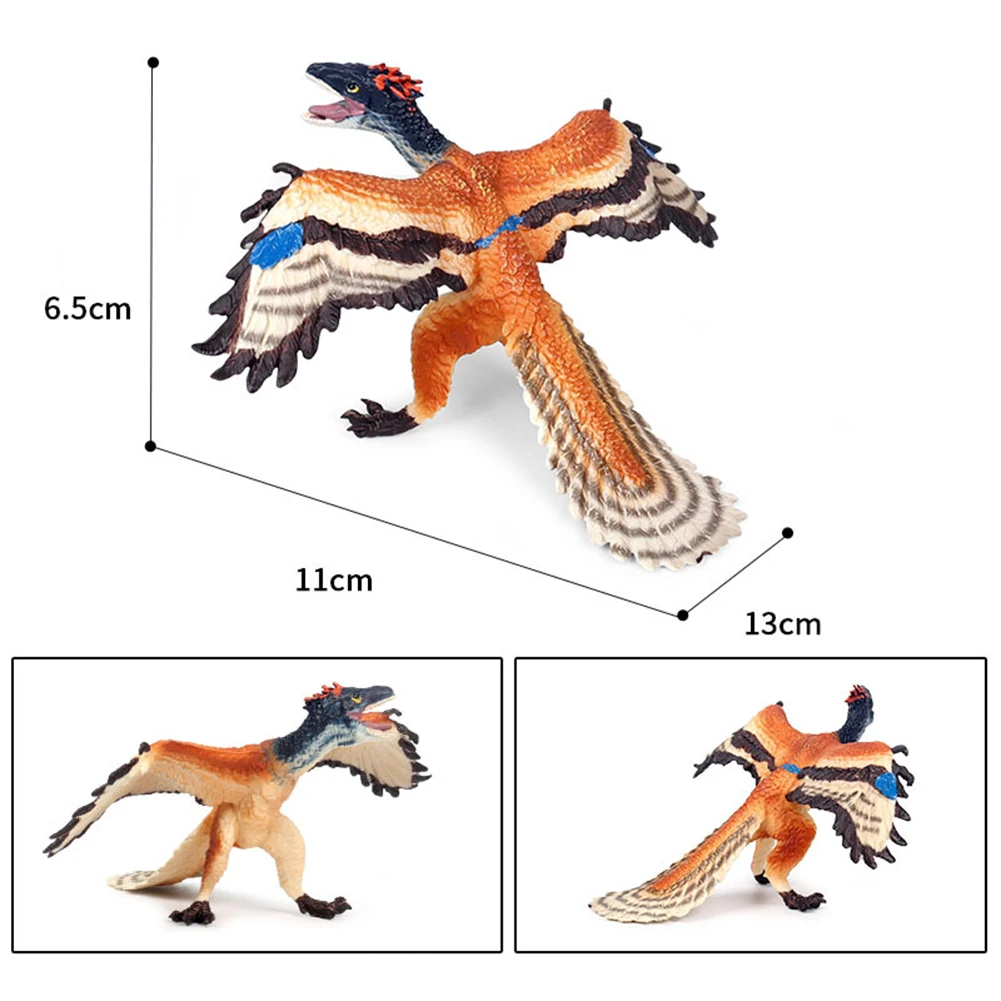 

High Simulation Archaeopteryx Dinosaur Animal Model Desk Decor Kids Toy Model Dragon Dinosaur Collection Animal Model Toys