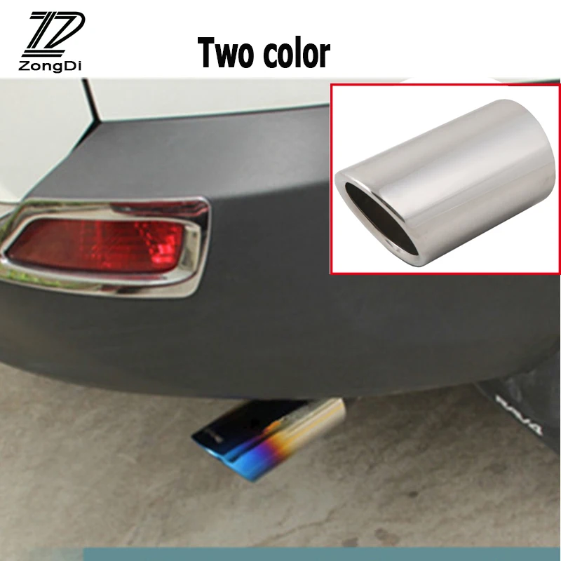 ZD 1 шт. для Toyota Rav4 Rav 4 аксессуары 2013 2014 автомобильные наконечники выхлопной трубы