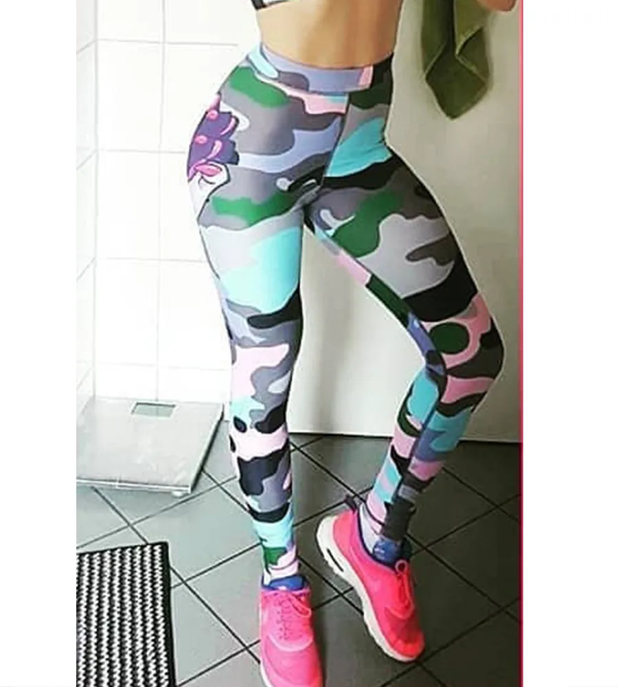 Спортивные Леггинсы для Хэллоуина штаны йоги в виде монстра рождественские