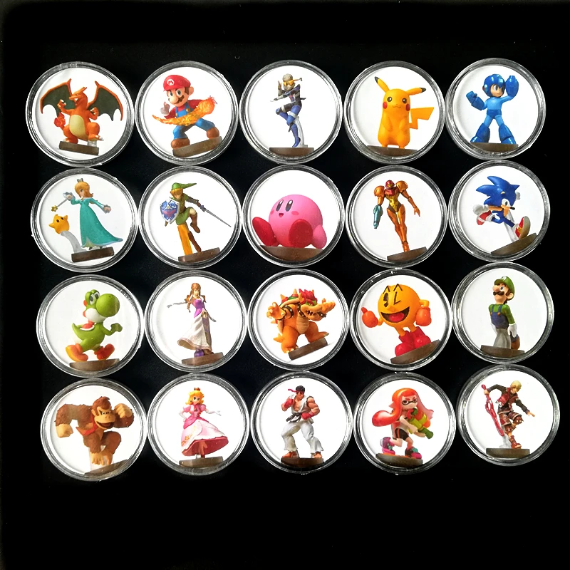 Super Smash-20pcs Новые данные полный набор 24 шт. легенда о Зельде коллекция монет карты NFC тег для Amiibo карты Ntag215 NS переключатель WiiU ссылка Пробуждение - Цвет: Super Smash-20pcs