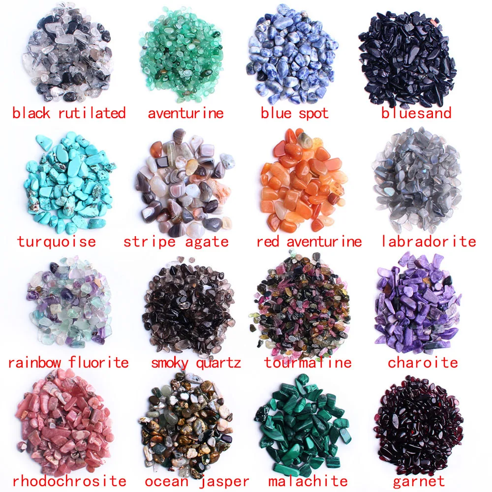 Красочный мини натуральный полированный кристалл кварца камень Макадам гравий