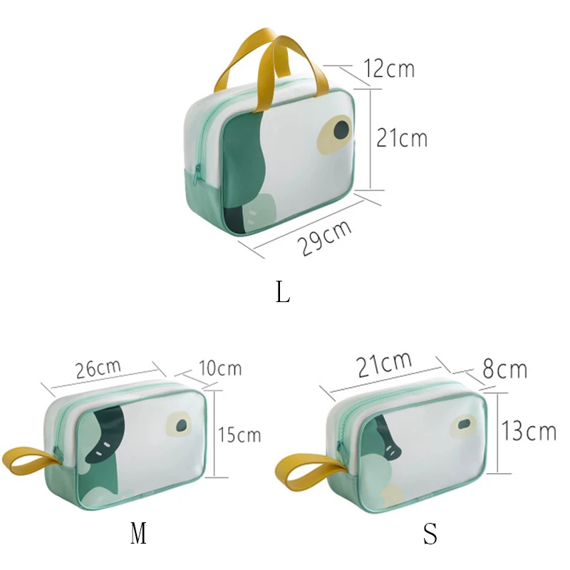Новинка 2021 прозрачная дорожная женская косметичка на молнии прозрачный