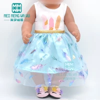 doll clothes for 43cm baby doll accessories 15 styles of fashionable dresses t shirts