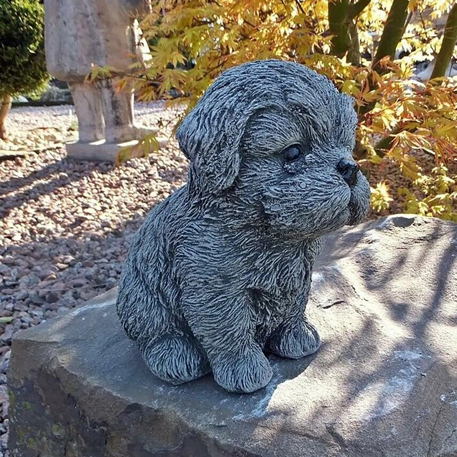 

Dog Statue Shih Tzu Lying Down Statue Gardening Decoration Dog Statue Ornaments decoración de habitación декор для комнаты#g3