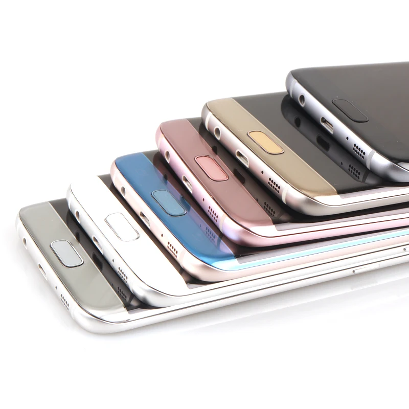Pantalla SUPER AMOLED de 5,5 pulgadas con marco para SAMSUNG Galaxy S7 edge, reemplazo de quemadura en LCD para G935 y G935F, t&aacute;ctil, montaje de digitalizador-5