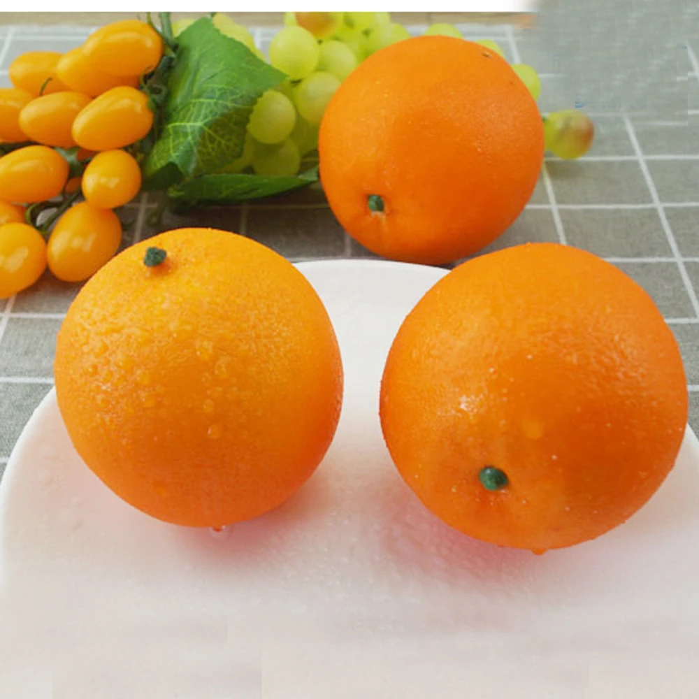 

8pcs High imitation fake artificial orange Fruit&artificial plastic fake simulated orange fruit model