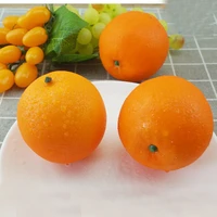 8pcs high imitation fake artificial orange fruitartificial plastic fake simulated orange fruit model