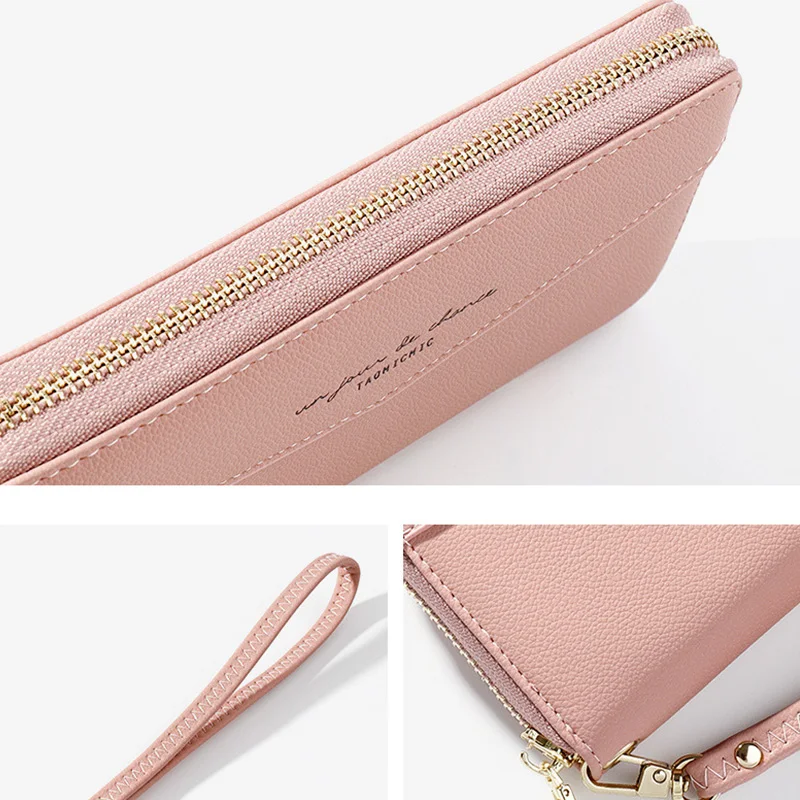 Незаменимые кожаные кошельки для женщин 2020 тонкий Континентальный удобный