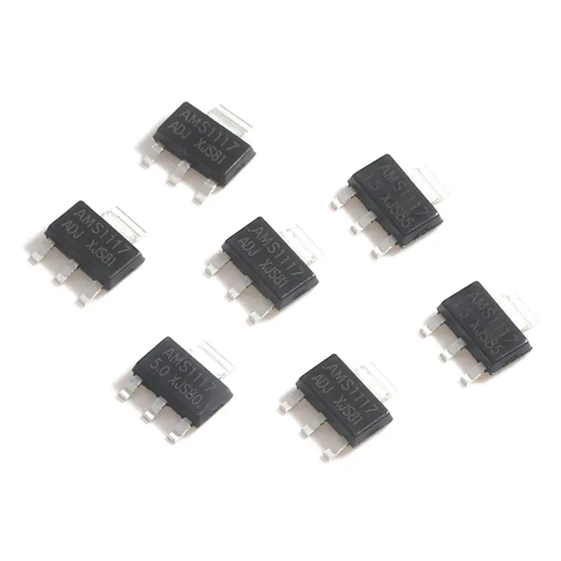 10 шт. SMD малое падение транзистор стабилизатора напряжения AMS1117-3.3V 1 5 V 8 2 0 AZ1117CH-3.3TRG1