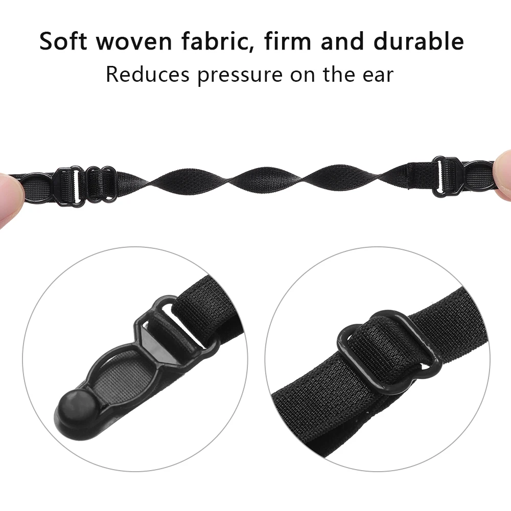 1Pc Adjusting Elastic Mask Ear Protector Extender Artifact Loose Tight Masks Extension Strap Wearing Headwear Clasp Accessories | Дом и сад