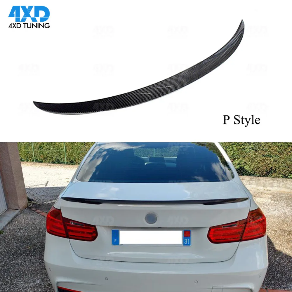 F30 УГЛЕРОДНЫЙ спойлер крыло для BMW 316i 318i 335i M3 F80 задний багажника M4 & CS AC P Стиль 2012 2014