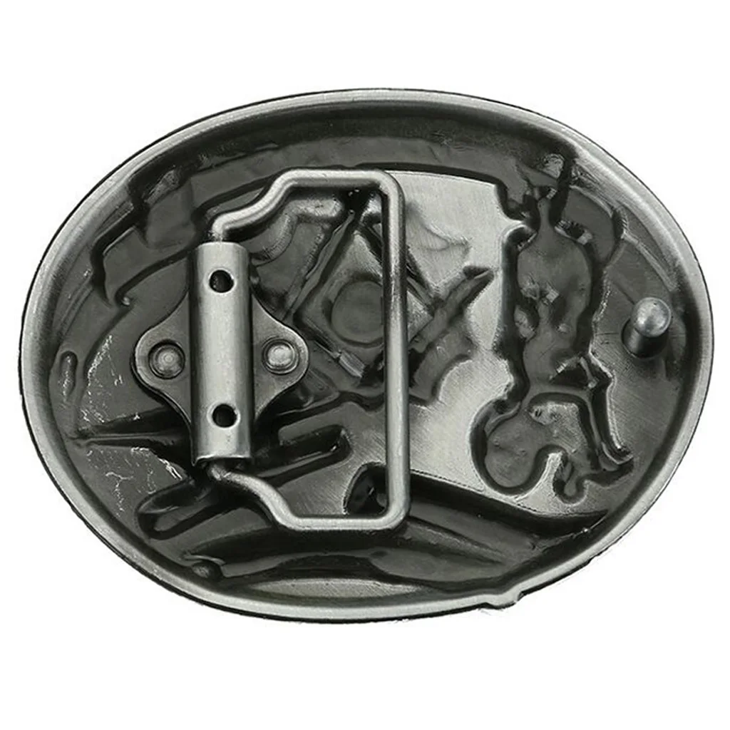 

Vintage Mason Freemason Belt Buckle Western Cowboy Buckle