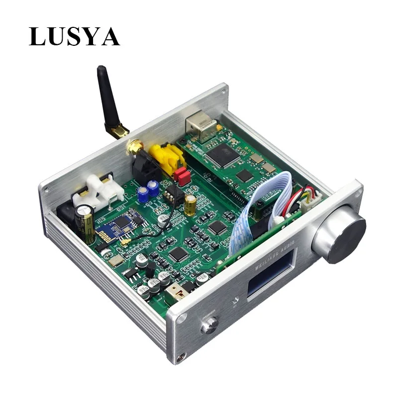 Двойной ES9038 DSD DAC Bluetooth 5 1 LDAC беспроводной QCC5125 проигрыватель коаксиальное волокно