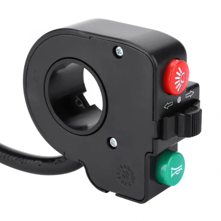 Клаксон поворотный 3 в 1 кнопка для электрического велосипеда переключатель