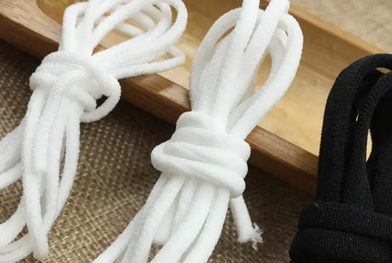 20 m/lot Wholesale White /black Round Elastic Bands Rope For Masks Garment Tape DIY Sewing Accessories | Дом и сад
