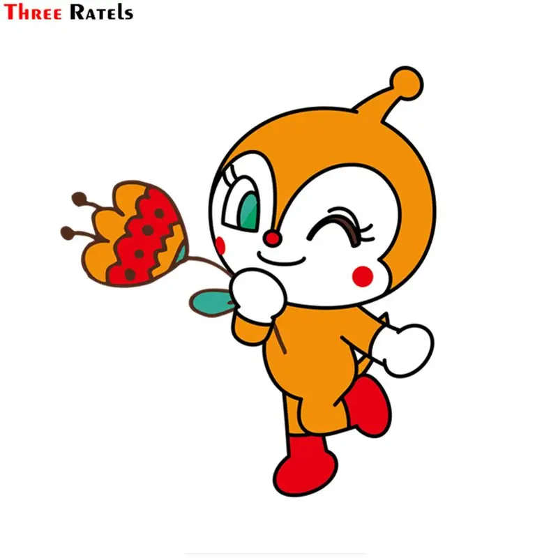 

3D наклейки Three Ratels FC428 Dokin-chan, наклейки для автомобиля, ноутбука