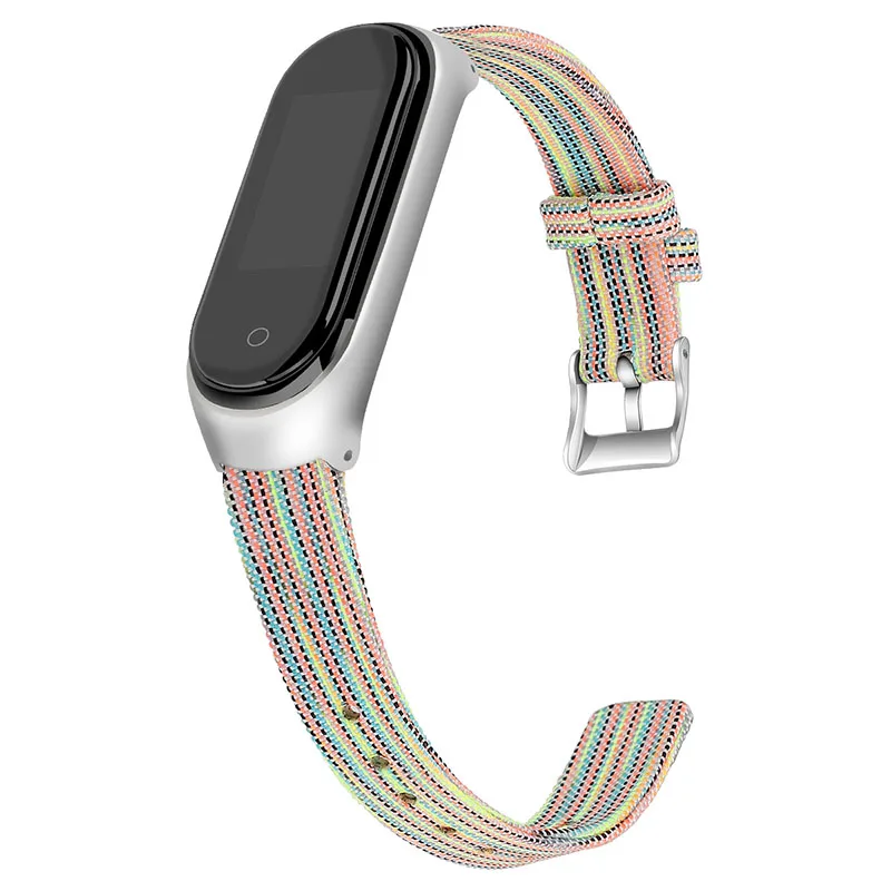 Аксессуары для mi band 4, браслет pulseira mi band 4, 3, ремешок для смарт-часов, сменный нейлоновый Браслет Для xiaomi band 4, браслет correa, ремешок