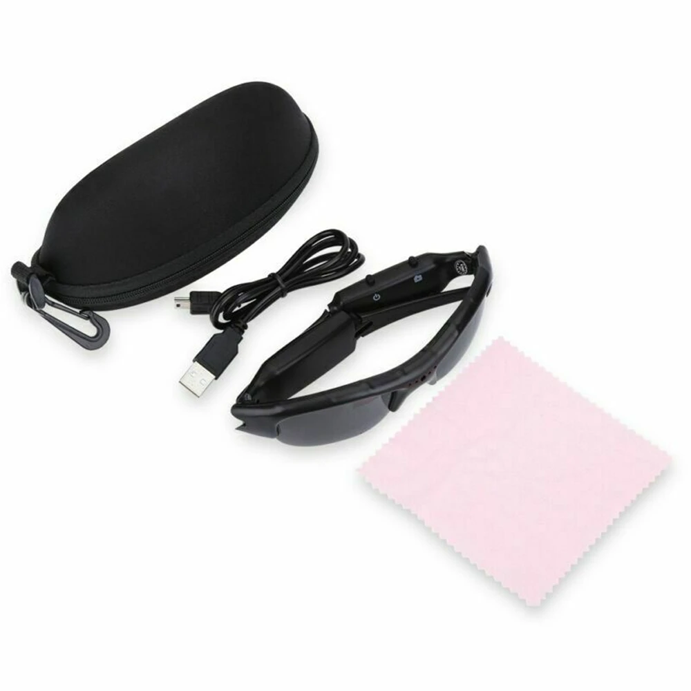 

HD 1080P Lightweight riding Glasses Sunglasses Eyewear Audio Video Recorder TF Mini Audio DVR DV Video Recorder Camera Eyewear
