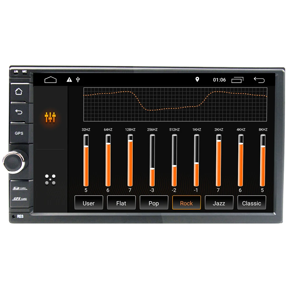 Автомагнитола Eunavi TDA7851 универсальная мультимедийный плеер на Android с 7