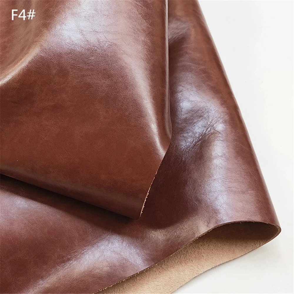 Натуральная Воловья кожа с воском для ручной работы кожаная ткань Crazy Horse вощеная