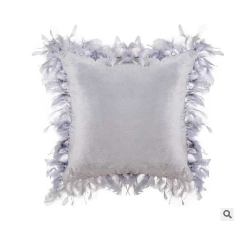 Роскошный красивый чехол Faroot для подушки Белый Европейский бархатный тканевый с