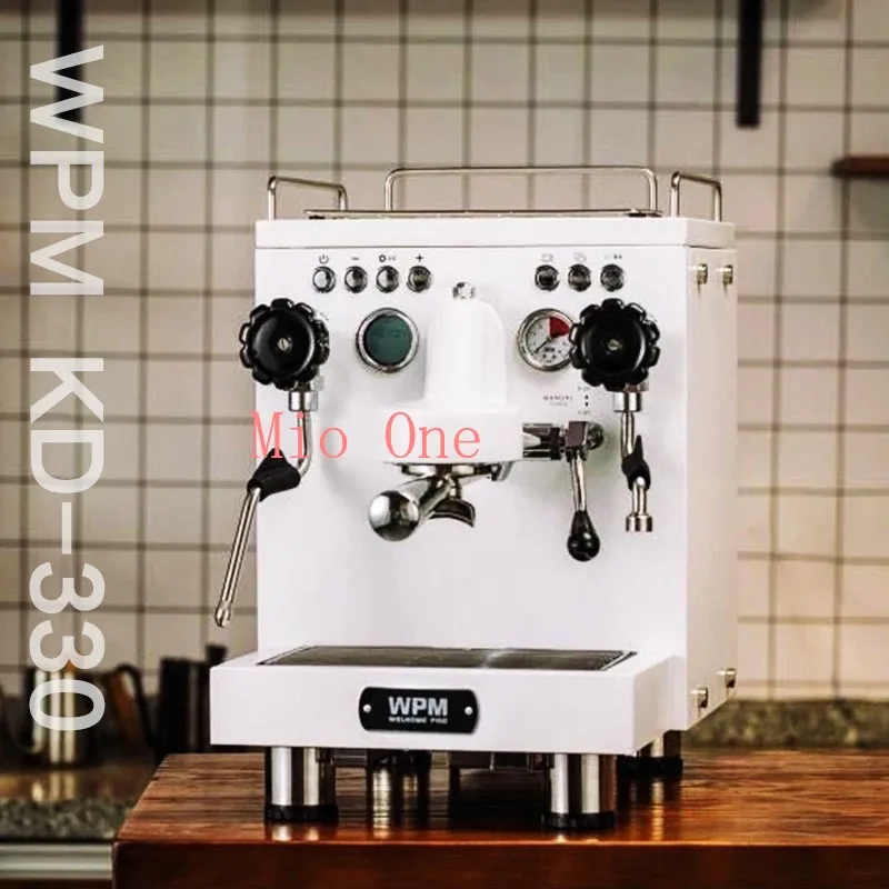 

WPM Welcome Coffee Machine New KD330 Commercial Professional Espresso Full Semi-automatic Small Single Boiler Double Pump 220V