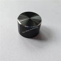 10pcs aluminum plastic cap knob potentiometer knob 22156mm black d shaft o shaft amplifier volume adjustment aluminum knob
