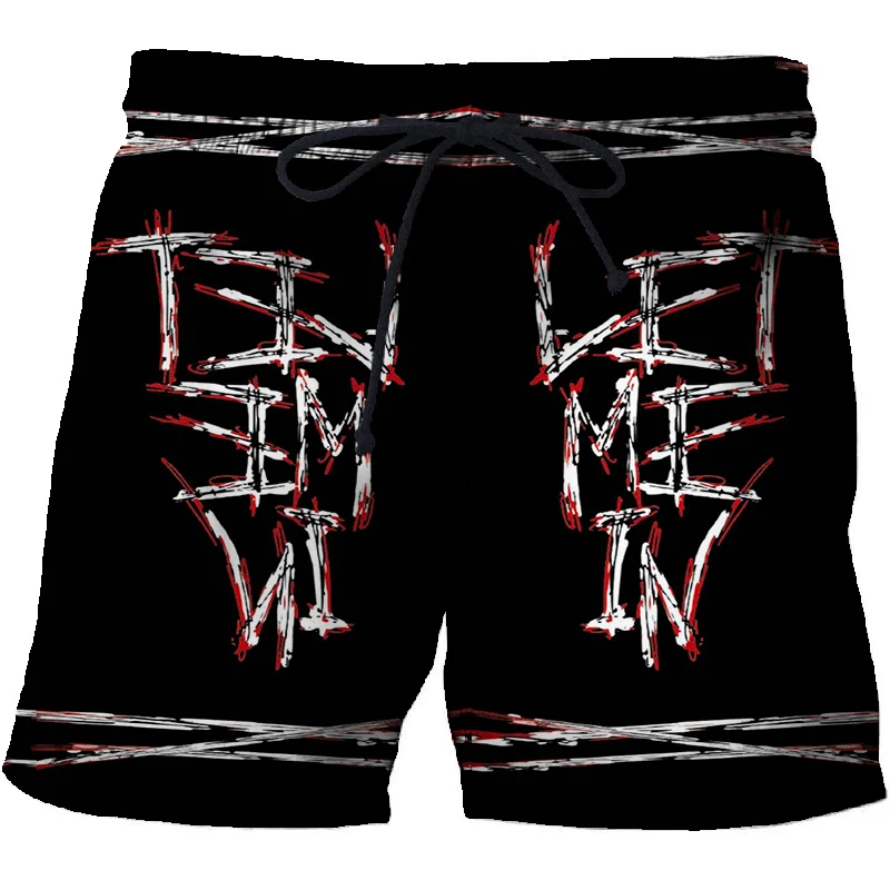 

Men's Beach Pants World Wrestling Entertainment 3D Printing Pants High Quality Swimming Shorts Men's Casual Shorts