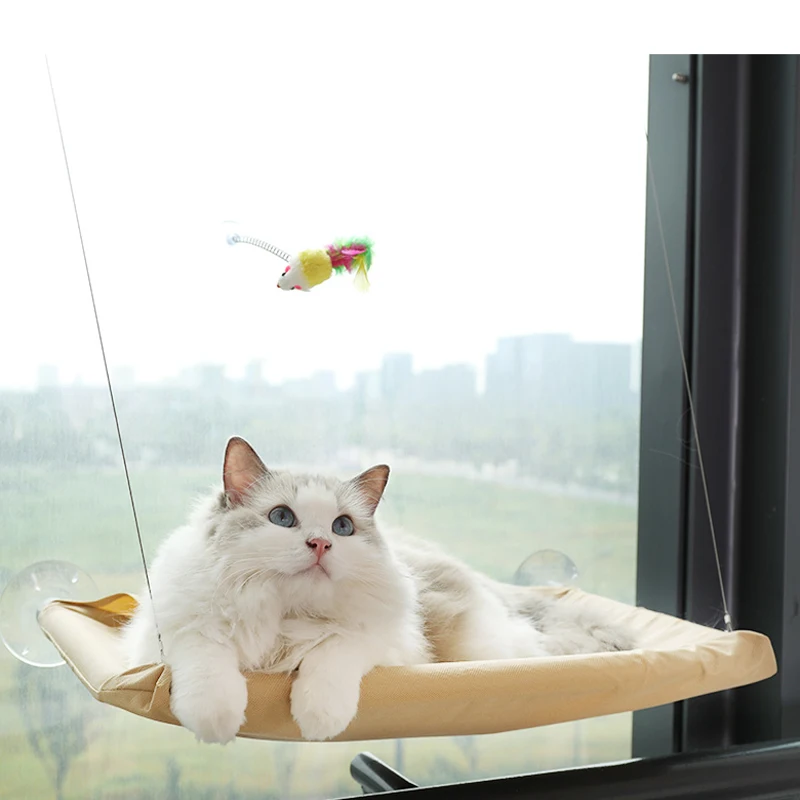 Подвесной гамак для кошек подвесная кровать с присоской шезлонга крепление на