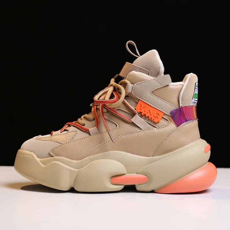 

Autumn Women Sneakers Designers Fashion Platform Tennis Female Yellow Lacing Trainers Woman Old Dad Casual Shoes Zapatos Mujer